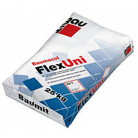 Клейова суміш Baumit FlexUni, для тонкошарового приклеювання керамічних плиток (25кг)