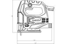 Професійний електричний лобзик по дереву Metabo STEB 65 Quick : 450 Вт (601030000), фото 6