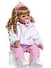 Силіконова колекційна лялька Reborn Doll дівчинка Марія 60 см Вінілова лялька з аксесуарами Kukla, фото 6