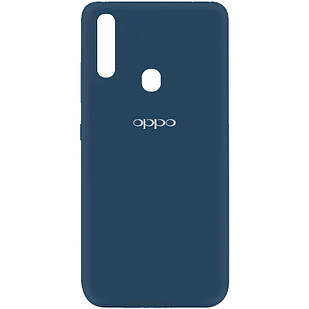 Чохол Silicone Case full для Oppo A31 Синій