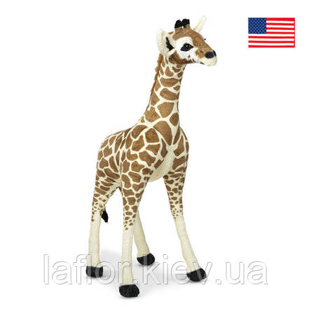 М'яка іграшка Плюшеве дитинча жирафа ТМ Melissa&Doug, фото 1