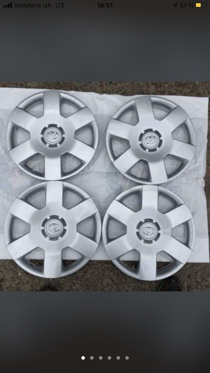 Ковпаки R 14, TOYOTA оригінал