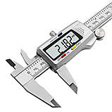 Штангенциркуль металевий електронний (цифровий) Digital Caliper 0-150 мм з LCD 6" у футлярі + 2 батарейки, фото 2