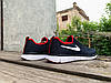 Чоловічі кросівки літні мокасини дихаючі Nike Free 3.0 Blue Red темно-сині, фото 7