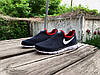 Чоловічі кросівки літні мокасини дихаючі Nike Free 3.0 Blue Red темно-сині, фото 11