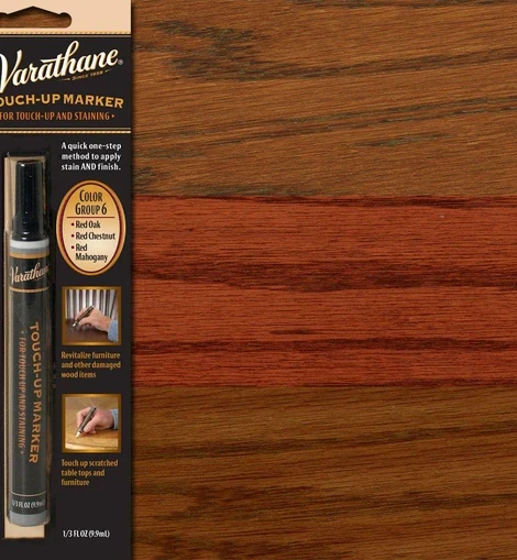 Меблевий маркер VARATHANE, колір група 6 (червоний махагон, червоний каштан)