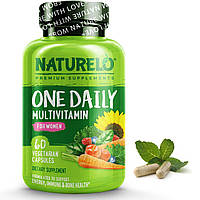 NATURELO One Daily Multivitamin for Women 60 Capsules витамины премиум класса из овощей 60 капсул на 60 дн