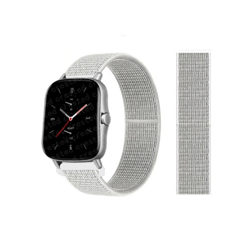 Ремінець для годинника Nylon loop bracelet Універсальний, 22 мм. Black