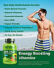 NATURELO One Daily Multivitamin for Men 60 Capsules вітаміни преміум класу з овочами, 60 капсул на 60 днів, фото 5