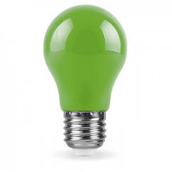 Світлодіодна лампочка 3 Вт А50 Е27 зелена для вуличних гірлянд Бейт Лайт