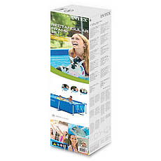 Басейн каркасний прямокутний Intex 28271 260 х 160 x 65 см Інтекс. Бассейн каркасный Интекс, фото 4