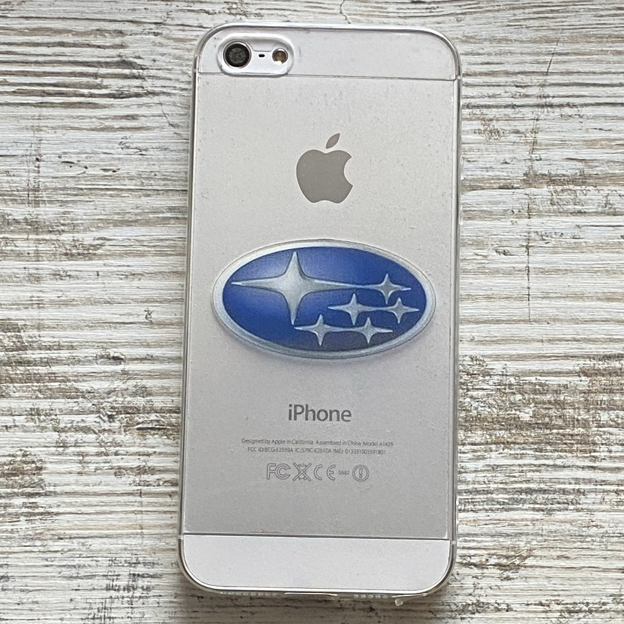 Силіконовий чохол Subaru для iPhone 5 5S SE