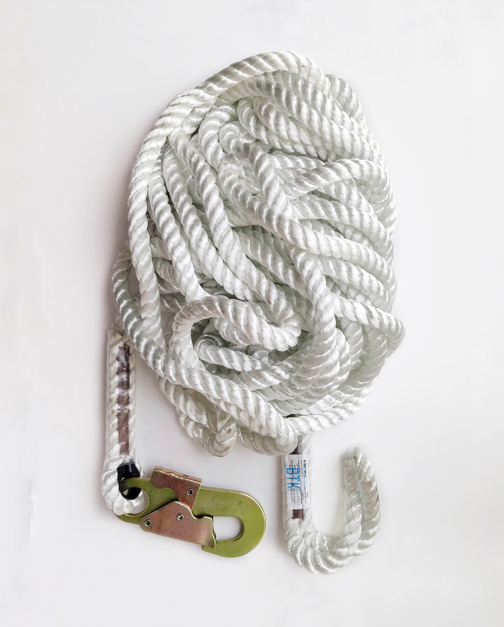 Фал канат 12 метрів Петля Карабін, фото 1