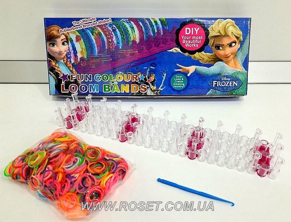 Набір Гумок для плетіння браслетів Fun Color Loom Bands