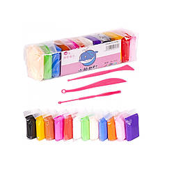 Повітряний пластилін 12 кольорів