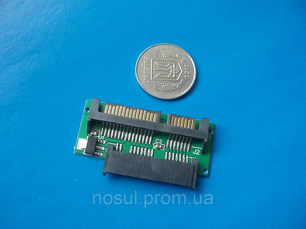 Адаптер 2.5 SATA (22 pin) - 1.8 micro SATA (16 pin) HDD SSD подключение замена установка Toshiba (K1216GSG MK1 - фото 7 - id-p212726085