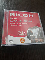 DVD-RW MINI диск 8 см 1.4 GB RICOH для відеокамер/RICON Germany/jewel box