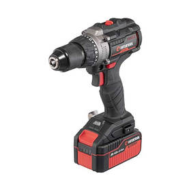 Акумуляторний ударний шуруповерт-дриль Li-Ion 20 В 100 Нм Intertool WT-0361 шуруповерти з безщітковим мотором і реверсом