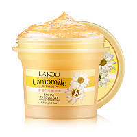 Гель-скатка пилинг для лица с экстрактом ромашки Laikou Camomile Facial Exfoliator, 120г