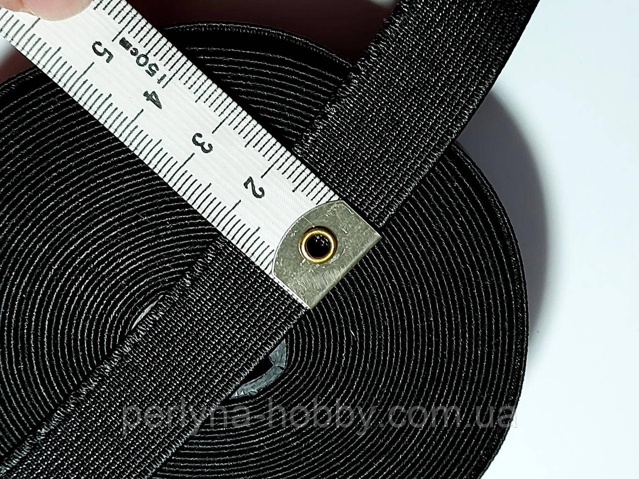 Гумка  білизняна для шиття 2 см. Чорна ( ТМ " Оазис" ) ціна за 1 метр