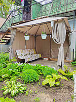 Шатер садовый 3х3 м. Шатер для сада дачи дома. Садовый шатер для дачи. Садовый павильон. Шатер на дачу