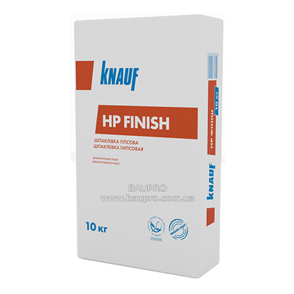 Шпаклівка KNAUF HP Finish (Кнауф Фініш), гіпсова, 10 кг
