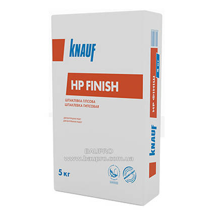 Шпаклівка KNAUF HP Фініш гіпсова, 5 кг, фото 2