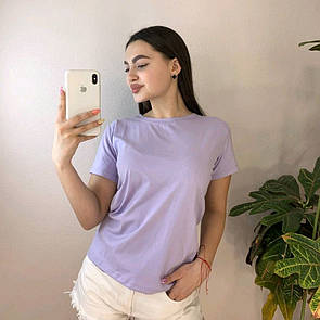 Бузкова жіноча футболка базова