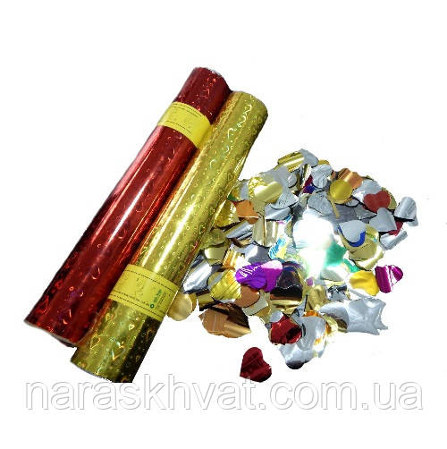 Хлопавка "Серця" мікс 30 см