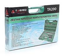 Набор инструментов Cr-V 1/2" и 1/4" 108 ед. Tagred Professional