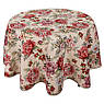 Скатертина гобеленова круглої форми з тефлоном "Радісний букет" Villa Grazia Premium, Ø 220 см, фото 5