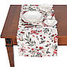 Столова доріжка гобеленова з тефлоном "Колібрі та квіти" Villa Grazia Premium, 45х140 см, фото 4