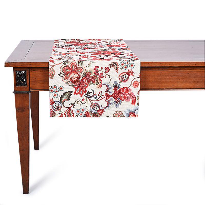 Раннер гобеленовий з тефлоновим просоченням "Свято квітів" Villa Grazia Premium 45х140 см, фото 1