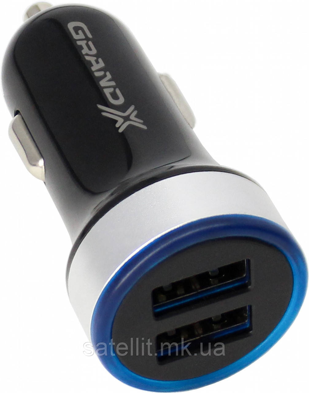 Зарядний пристрій автомобільний 2USB (12/24V - 5V 4,5 A-5А), BASEUS, 4,5-5А