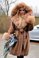 Шикарная норковая шуба Saga Furs Италия, новая коллекция, хит сезона, шуба парка