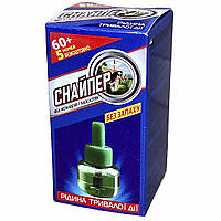 Рідина для електрофумігатори від комарів Снайпер 60+5 ночей