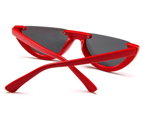 Женские солнцезащитные очки полукруг (арт. 97370/2) Красный, фото 2