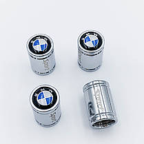 Захисні ковпачки на ніпеля Sport BMW (БМВ) 4 шт Хром, фото 3