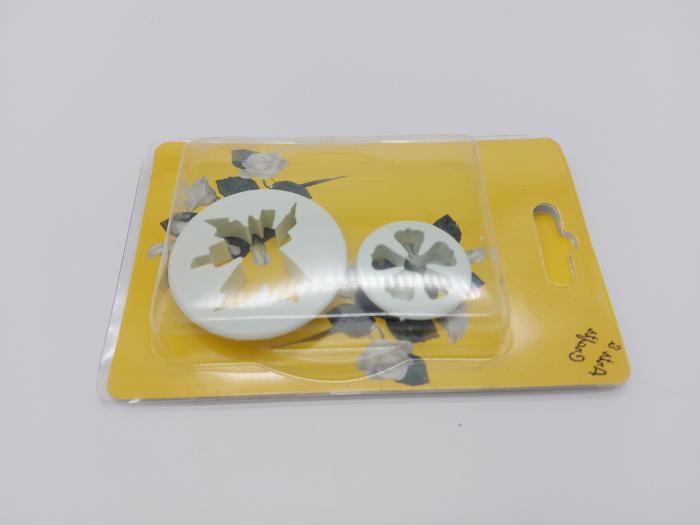 Вырубка кондитерская для теста мастики и торта пластиковая Каттер для кондитера 2 штуки Роза 4 см / 2,5 см - фото 2 - id-p438594207
