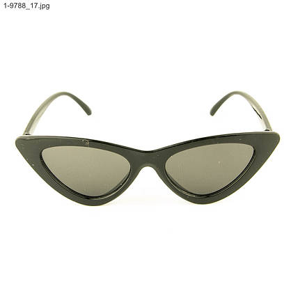 Жіночі окуляри котячий очей від сонця UV400 (арт. 9788/3) Чорний, фото 3