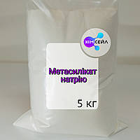 Метасиликат натрия 5-водный (жидкое стекло), упаковка - 5кг.