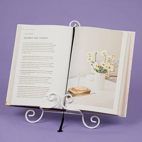 Підставка - держитель для книг, білий 28 см. (2011-010), фото 2