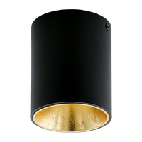 Светильник POLASSO LED 3,3W черный/золото 3000К 94502 EGLO