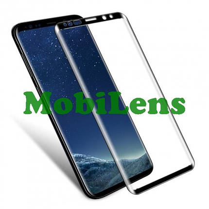 Samsung G965, G965F, Galaxy S9 Plus Захисне скло чорне, фото 1