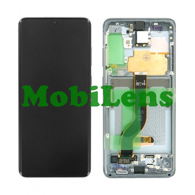 Samsung G985, Galaxy S20 Plus Дисплей+тачскрин (модуль) * у сірій рамці Original (AMOLED)