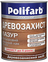 Лазур Polifarb Древозахист 0.7 кг Горіх