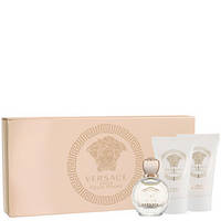 Набір Versace Eros Pour Femme Парфумована вода (міні) 5 мл + Лосьйон для тіла 25 мл + Гель для душу 25 мл