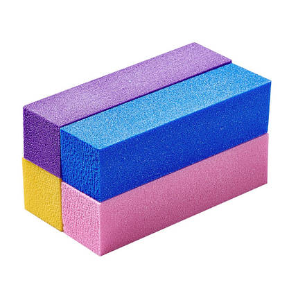 Баф м'який для шліфування нігтьової пластини, колір в асортименті, фото 2