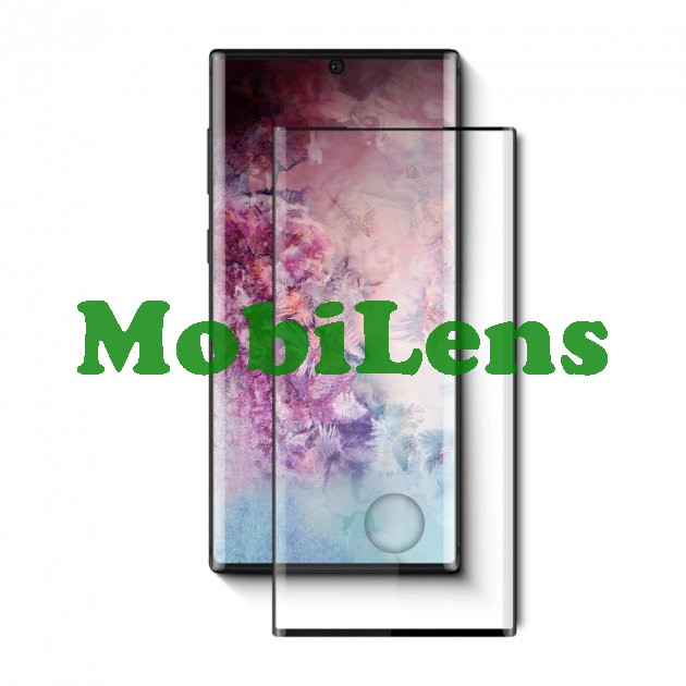 Samsung N975, N975F, Galaxy Note 10 Plus Захисне скло чорне