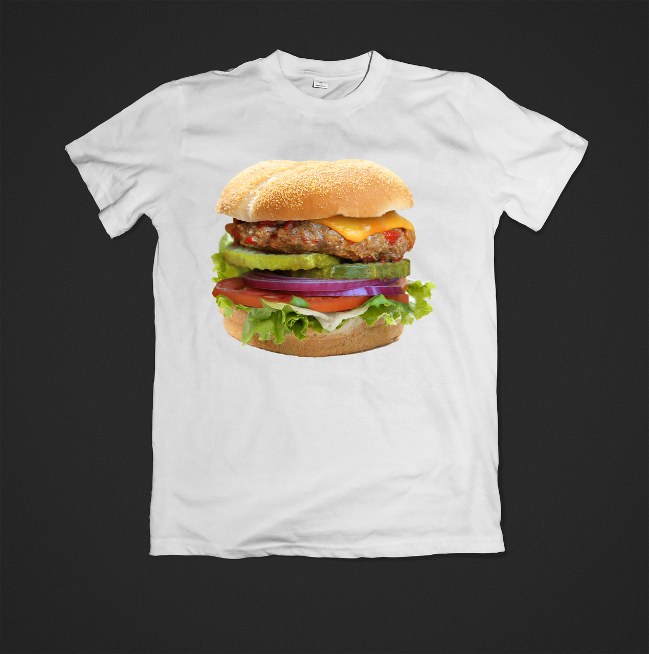 Футболка чоловіча з принтом burger